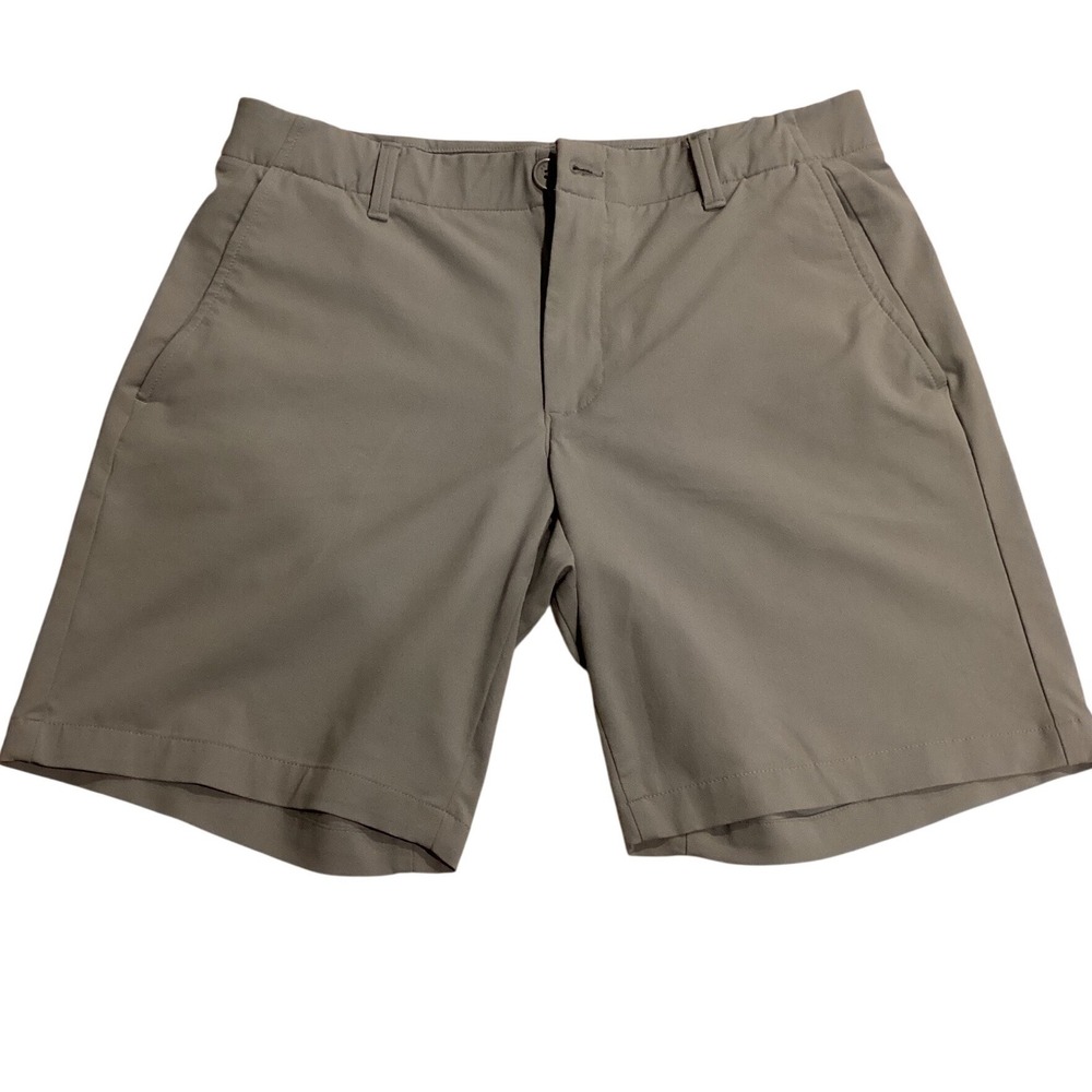 Under Armour Mens Golf‎ Shorts Grey Flat Front Performance Stretch Size 34